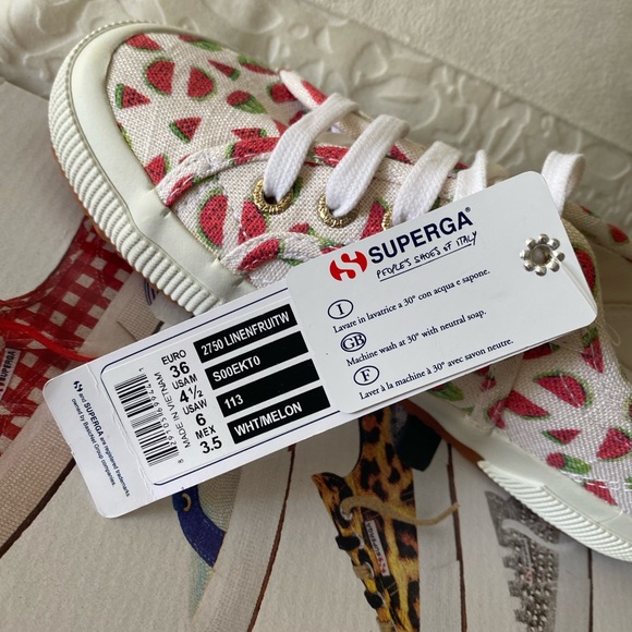 NWT Watermelon Superga Sneakers - Picture 5 of 5